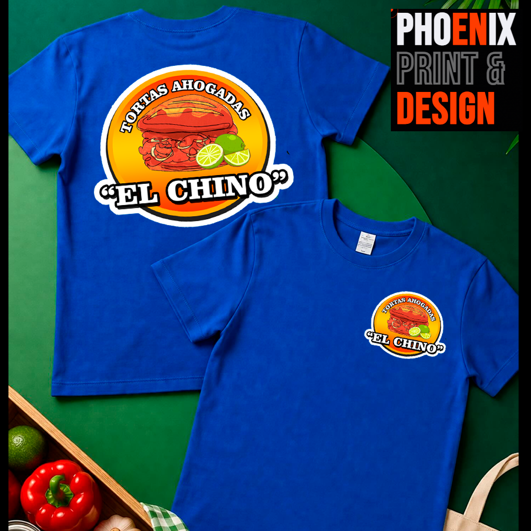 Playeras Personalizadas — Tortas El Chino